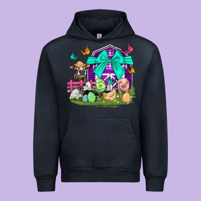 Easter Farm Animal Easter Day Urban Hoodie Designed By Neo Western