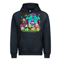 Navy Easter Farm Animal Easter Day Urban Hoodie - Neo Western