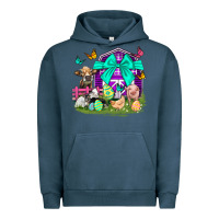 Pigment Midnight Navy Easter Farm Animal Easter Day Urban Hoodie - Neo Western