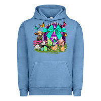 Pigment Pebble Blue Easter Farm Animal Easter Day Urban Hoodie - Neo Western