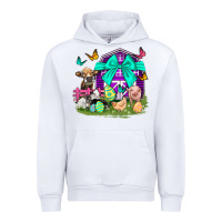 White Easter Farm Animal Easter Day Urban Hoodie - Neo Western