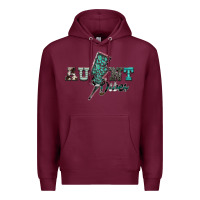 Burgundy aunt vibes Premium Hoodie - SublimationCraftShop