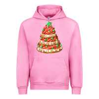 Fuchsia Pink red christmas cookie cake fa element Urban Hoodie - FaDigitalArtStudio