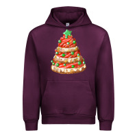 Mauve Wine red christmas cookie cake fa element Urban Hoodie - FaDigitalArtStudio