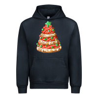 Navy red christmas cookie cake fa element Urban Hoodie - FaDigitalArtStudio