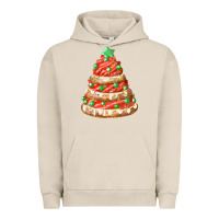 Pigment French Oak red christmas cookie cake fa element Urban Hoodie - FaDigitalArtStudio
