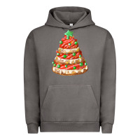 Pigment Tornado red christmas cookie cake fa element Urban Hoodie - FaDigitalArtStudio