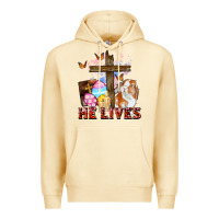 Pina Colada He lives Easter Day Premium Hoodie - CowGirlArtShop