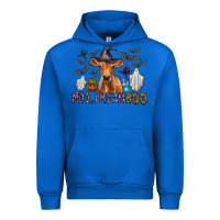 Cobalt Moo I Mean Boo Urban Hoodie - CowhideDigitalArt