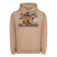 Pigment Burro Moo I Mean Boo Urban Hoodie - CowhideDigitalArt