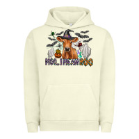 Pigment Pistachio Moo I Mean Boo Urban Hoodie - CowhideDigitalArt