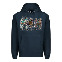 Navy being a mom makas my life complete Premium Hoodie - SublimationCraftShop