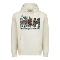 Oatmeal Heather being a mom makas my life complete Premium Hoodie - SublimationCraftShop