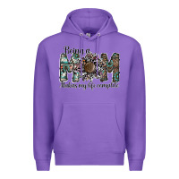 Purple being a mom makas my life complete Premium Hoodie - SublimationCraftShop