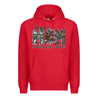 Red being a mom makas my life complete Premium Hoodie - SublimationCraftShop