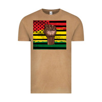 Vintage Camel Juneteenth American flag Vintage Tee - Artiststas