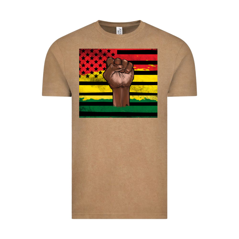 Juneteenth American Flag Vintage Tee by Artiststas | Teevron