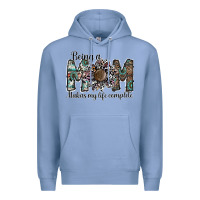Colony Blue being a mom makas my life complete Premium Hoodie - SublimationCraftShop