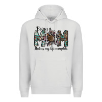Dove Grey being a mom makas my life complete Premium Hoodie - SublimationCraftShop