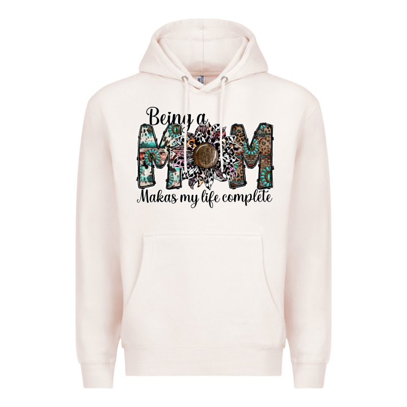 Being A Mom Makas My Life Complete Premium Hoodie by SublimationCraftShop | Teevron