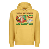 Antique Gold torn between lookin like a snack and eatin one Premium Hoodie - FaDigitalArtStudio