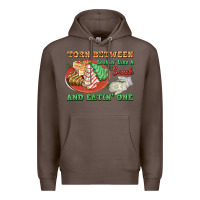 Coffee torn between lookin like a snack and eatin one Premium Hoodie - FaDigitalArtStudio