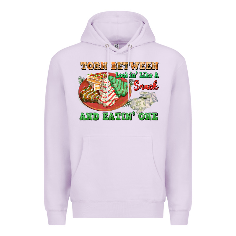 Torn Between Lookin Like A Snack And Eatin One Premium Hoodie by FaDigitalArtStudio | Teevron