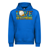 Cobalt love volleyball Urban Hoodie - HRA Design Shop
