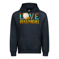 Navy love volleyball Urban Hoodie - HRA Design Shop