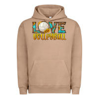 Pigment Burro love volleyball Urban Hoodie - HRA Design Shop