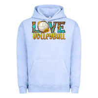 Pigment Grape Ice love volleyball Urban Hoodie - HRA Design Shop