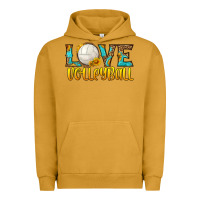 Pigment Peanut Butter love volleyball Urban Hoodie - HRA Design Shop