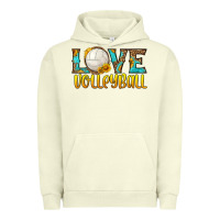 Pigment Pistachio love volleyball Urban Hoodie - HRA Design Shop