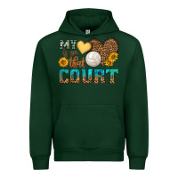 Forest Green my heart is on that court Urban Hoodie - HRA Design Shop