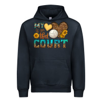Navy my heart is on that court Urban Hoodie - HRA Design Shop