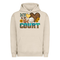 Pigment French Oak my heart is on that court Urban Hoodie - HRA Design Shop