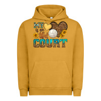 Pigment Peanut Butter my heart is on that court Urban Hoodie - HRA Design Shop