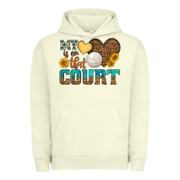 Pigment Pistachio my heart is on that court Urban Hoodie - HRA Design Shop