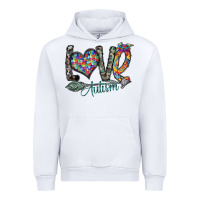 White love autism Urban Hoodie - SublimationCraftShop