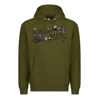 Army Green halloween Premium Hoodie - CowhideDigitalArt