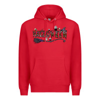 Red halloween Premium Hoodie - CowhideDigitalArt