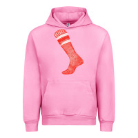 Fuchsia Pink red sock fa element 2 Urban Hoodie - FaDigitalArtStudio
