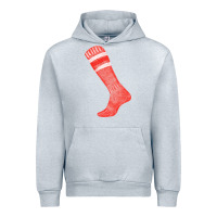 Heather Grey red sock fa element 2 Urban Hoodie - FaDigitalArtStudio