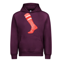 Mauve Wine red sock fa element 2 Urban Hoodie - FaDigitalArtStudio