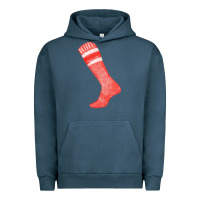 Pigment Midnight Navy red sock fa element 2 Urban Hoodie - FaDigitalArtStudio
