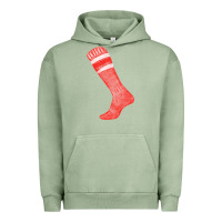 Pigment Oil Green red sock fa element 2 Urban Hoodie - FaDigitalArtStudio