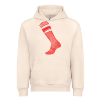 Sandshell red sock fa element 2 Urban Hoodie - FaDigitalArtStudio