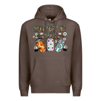Coffee here for the boos Premium Hoodie - CowhideDigitalArt