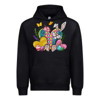 Black Easter Heart Easter Day Urban Hoodie - Neo Western