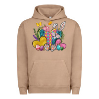 Pigment Burro Easter Heart Easter Day Urban Hoodie - Neo Western